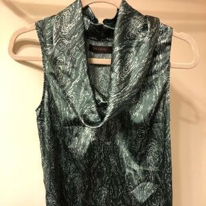 Green marble blouse